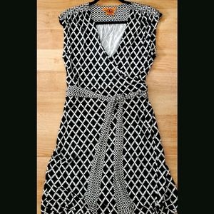 Tory Burch silk knit wrap dress